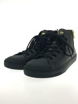 CONVERSE◆ALLSTAR COUPE LEATHER ZMID/25cm/BLK/レザー/31300280/タグ付_画像2