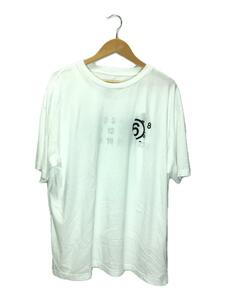 MM6◆23SS/タグ付/Number big t-shirt/Tシャツ/M/コットン/WHT/無地/S62GD0146
