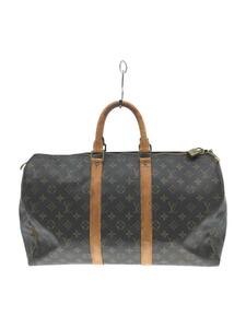 LOUIS VUITTON◆キーポル45_モノグラム_BRW/PVC/BRW