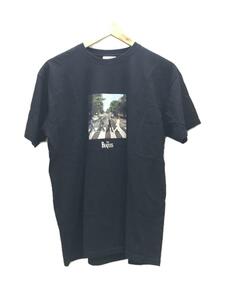 FRUIT OF THE LOOM◆Tシャツ/L/コットン/BLK/BEATLES