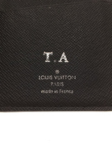 LOUIS VUITTON◆ポルト・フォイユ・ブラザ_モノグラム・シャドウ_BLK/牛革/BLK/メンズ_画像3