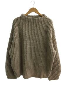 TODAYFUL◆Oversize Braid Knit/セーター(厚手)/FREE/ポリエステル/BEG/11920532