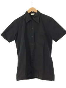 DRIES VAN NOTEN◆半袖シャツ/46/コットン/BLK/着用感有