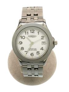 AUREOLE* quartz wristwatch / analogue / stainless steel /GLD/SLV/SW-427M