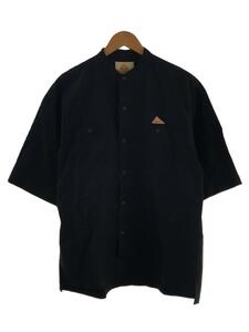 KELTY◆半袖シャツ/XL/コットン/BLK/7515-600-0043/バイカラー/スタンドカラーSSシャツ