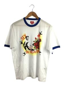 Supreme◆23SS/Sex in Heaven Ringer Tee/リンガーTEETシャツ/S/コットン/ホワイト