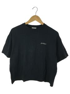 goodness/Tシャツ/-/コットン/NVY/無地/logo crew neck T-shirt