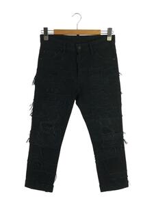 DSQUARED2◆17SS/パッチパーク/44/コットン/BLK/S71LB0301