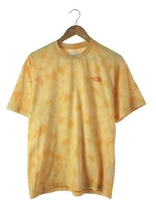 THE NORTH FACE◆S/S TIE DYE TEE_ショートスリーブ タイ ダイ ティー/L/ポリエステル/ORN