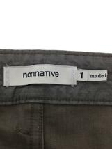 nonnative◆2017SS/DWELLER 5P JEANS DROP/ストレートパンツ/1/コットン/KHK/無地_画像4