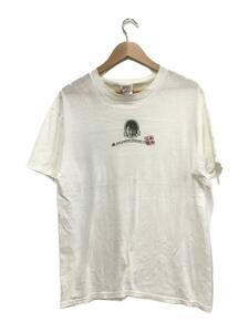 Hanes◆Tシャツ/M/コットン/WHT/プリント