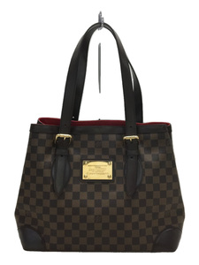 LOUIS VUITTON◆ハムプステッドMM_ダミエ・エベヌ_BRW/PVC/BRW/N51204/CA1017