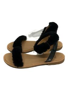 UGG australia◆UGG Fluff Springs◆サンダル/23.5cm/BLK/1101438