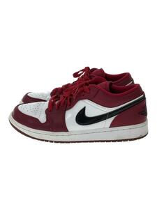 NIKE◆AIR JORDAN 1 LOW/エアジョーダン 1 ロー/レッド/553558-604/27.5cm/RED