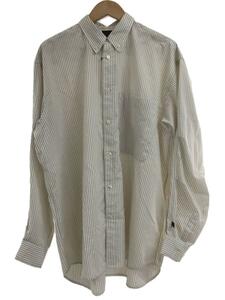 DAIWA◆TECH BUTTON DOWN SHIRTS/長袖シャツ/L/コットン/BEG/ストライプ/BE-86023