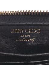 JIMMY CHOO◆長財布/レザー/BLK/メンズ_画像3