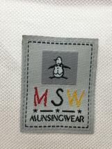 Munsingwear◆ポロシャツ/-/コットン/WHT/無地_画像8