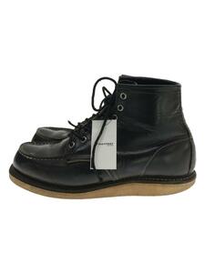 RED WING◆レースアップブーツ/-/BLK