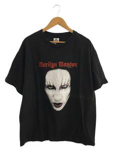 00s/マリリンマンソン/Tシャツ/XL/コットン/BLK