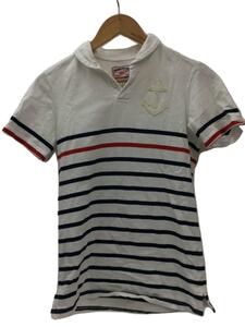 BEAMS HEART* polo-shirt /S/ cotton /WHT/42-02-0244-819