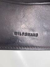 WILD SWANS◆2つ折り財布/レザー/ブラック/黒/メンズ/グラウンダーサドルプルアップ/_画像3