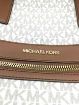 MICHAEL KORS◆ケンリー/トートバッグ/PVC/ホワイト/白/総柄/35T0GY9T3B_画像5