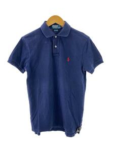 POLO RALPH LAUREN* polo-shirt /S/ cotton / navy / navy blue /CUSTOM FIT/ custom Fit / Logo embroidery / American Casual /rep