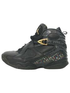 NIKE◆AIR JORDAN 8 RETRO C&C/エアジョーダンレトロ/ブラック/832821-004/27cm/BL