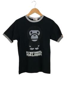 A BATHING APE◆Tシャツ/S/コットン/BLK/プリント