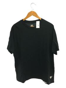 HUMAN MADE◆PACK T-SHIRT/白ハートロゴ/Tシャツ/L/コットン/BLK