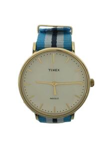 TIMEX◆クォーツ腕時計/アナログ/-/WHT/BLU/TW2P91000