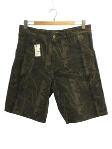 Carhartt◆SINGLE KNEE SHORT/ツリーカモ/ペインターショートパンツ/32/ダック地/コットン/KHK