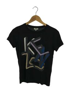KENZO◆Tシャツ/XS/コットン/BLK/プリント/F652TS845990