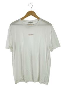 VALENTINO◆Tシャツ/XL/コットン/WHT