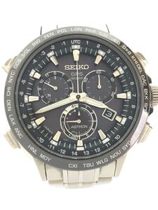 SEIKO◆ソーラー腕時計/アナログ/ステンレス/GRY/SLV/8X82-0AB0