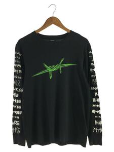 DIESEL◆長袖Tシャツ/M/コットン/BLK