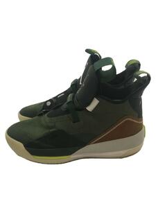 NIKE◆AIR JORDAN XXXIII NRG/エアジョーダン/カーキ/CD5965-300/US7.5/KHK