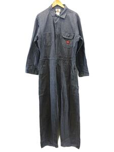 DICKIES◆オーバーオール/コットン/BLU