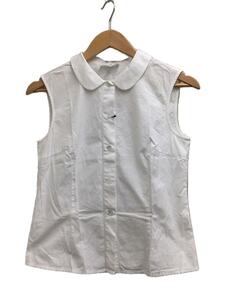 agnes b.* no sleeve blouse /36/ cotton / white /8603U892