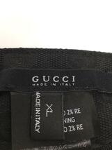 GUCCI◆ヘッドウェア/-/キャンバス/BLK/メンズ_画像5