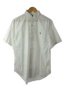 POLO RALPH LAUREN◆半袖シャツ/15.5/コットン/WHT