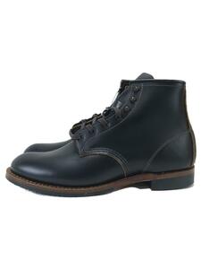 RED WING◆BECKMAN FLATBOX/ベックマンフラットボックス/27cm/BLK/レザー