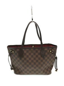 LOUIS VUITTON◆2)ネヴァーフルPM_ダミエ・エベヌ_BRW/PVC/BRW