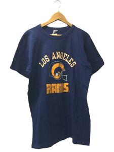 Champion◆Vintage/80s/トリコタグ/Tシャツ/Los Angeles RAMS/SIZE:XL/コットン/ブルー