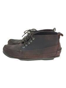 L.L.Bean◆チャッカブーツ/US10.5/BRW/レザー