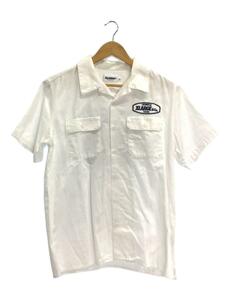 X-LARGE◆S/S OG WORK SHIRT/オープンカラー半袖シャツ/01162410/M/コットン/WHT/白