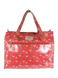 Cath Kidston◆トートバッグ/PVC/RED/総柄/1-120112-1