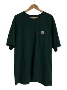 Carhartt◆ショートスリーブTシャツ/K87-HTG/XL/コットン/GRN/無地