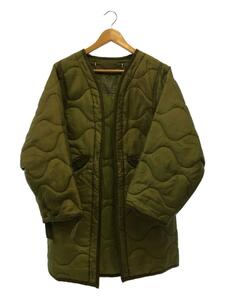 US.ARMY◆キルティングジャケット/XS/ナイロン/KHK/DLA100-84-C-0301