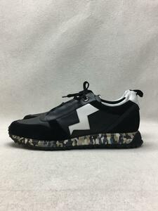 FENDI◆ローカットスニーカー/ランニングスニーカー/UK10/BLK/レザー/7E0944